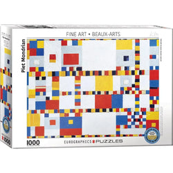 Victory Boogie Woogie (Detail) 1000 Piece Jigsaw Puzzle Eurographics (ONLINE ORDER ONLY)