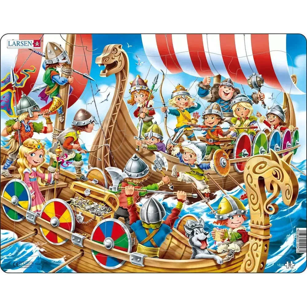Viking Kids 30 Piece Tray Jigsaw Puzzle Larsen
