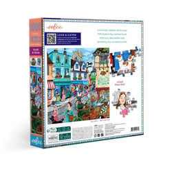 Village by the Sea 1000 Piece Jigsaw Puzzle eeBoo (ONLINE ORDER ONLY)