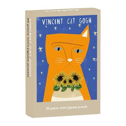 Vincent Cat Gogh 99 Piece Mini Jigsaw Puzzle Happily (ONLINE ORDER ONLY)