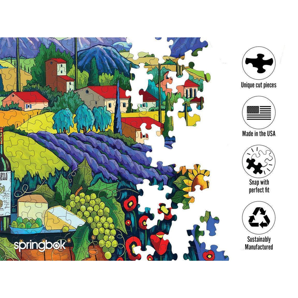 Vineyard Delights 1000 Piece Jigsaw Puzzle Springbok (ONLINE ORDER ONLY)