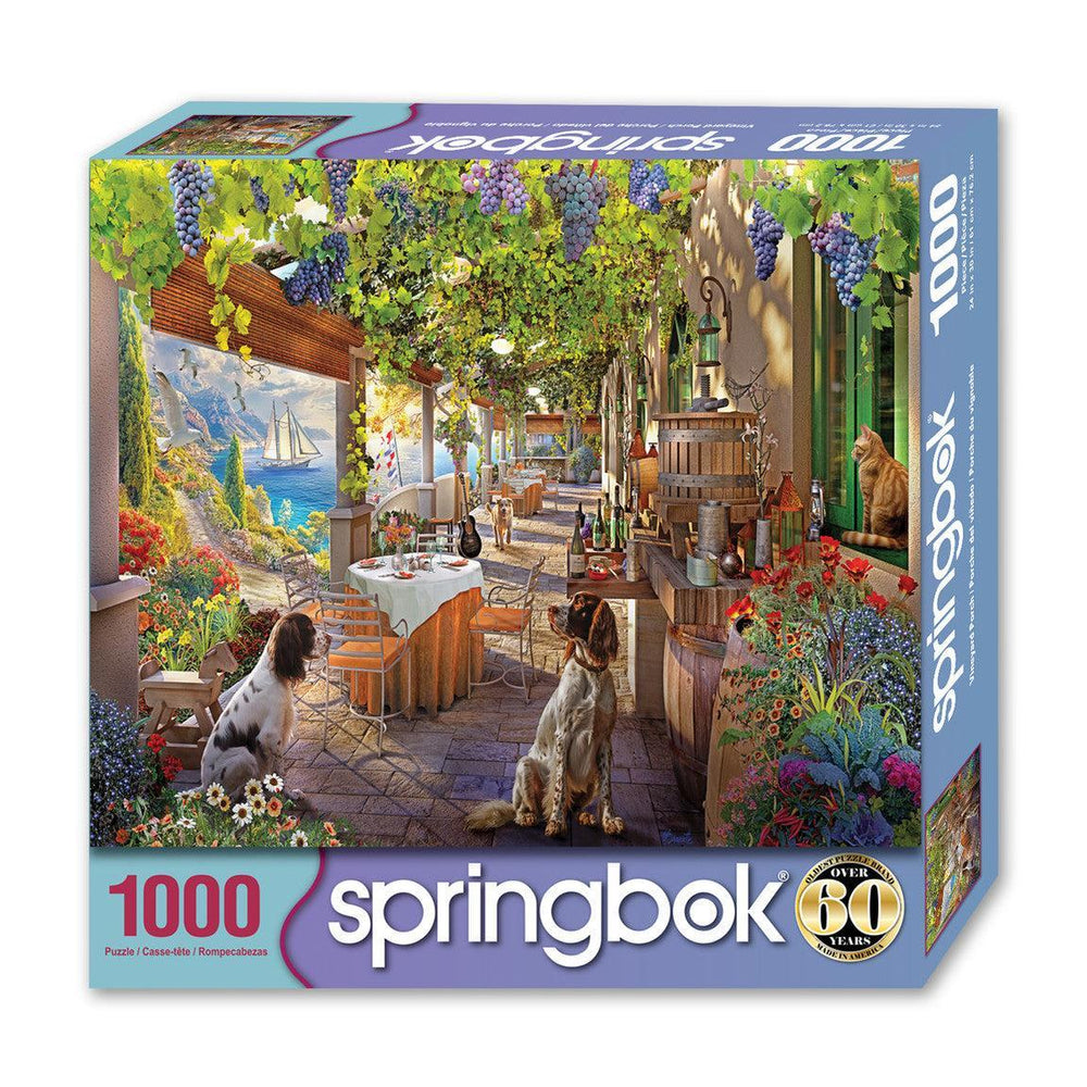 Vineyard Porch 1000 Piece Jigsaw Puzzle Springbok (ONLINE ORDER ONLY)