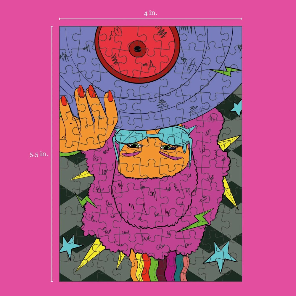 Vinyl 99 Piece Mini Jigsaw Puzzle Puzzledly (ONLINE ORDER ONLY)