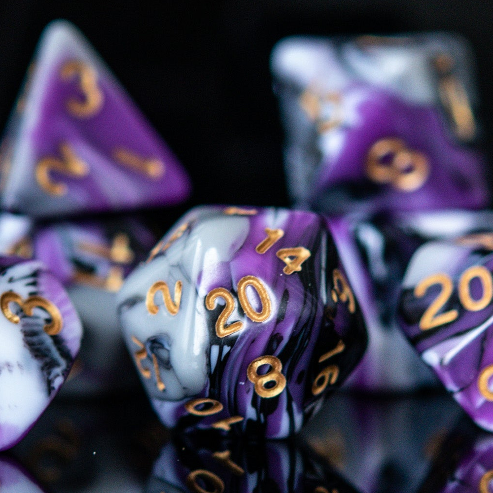 Pre-Order || Visions of Nightmares Acrylic Dice Set