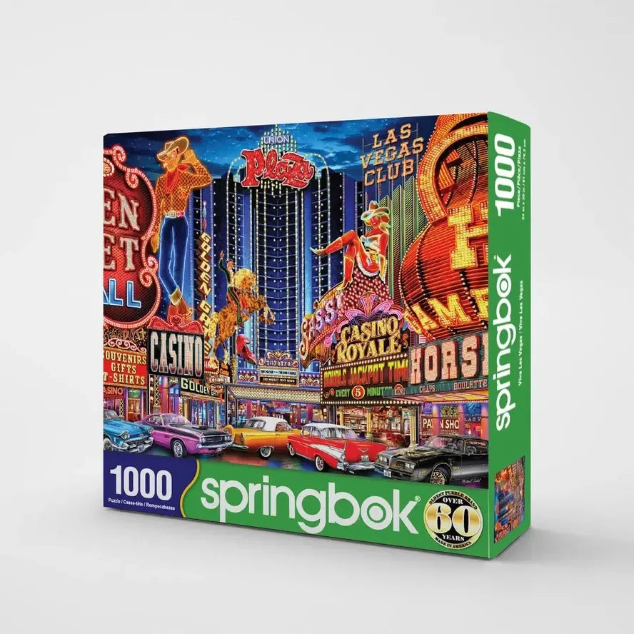 Viva Las Vegas 1000 Piece Jigsaw Puzzle Springbok (ONLINE ORDER ONLY)
