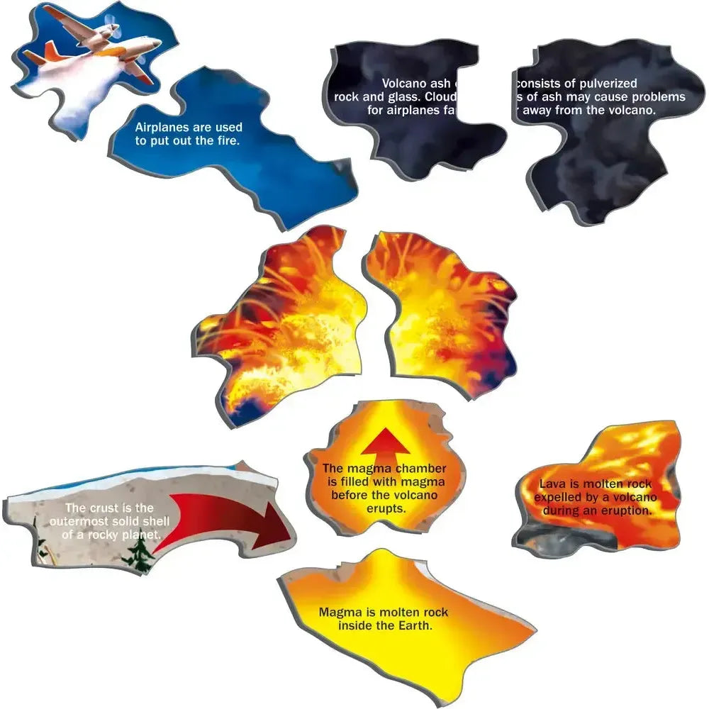 Volcanoes 70 Piece Tray Jigsaw Puzzle Larsen (ONLINE ORDER ONLY)