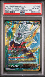 2022 DRAGON BALL SUPER PICCOLO, UNFD/VCTRY #P-436 - PSA 10 (Online Order Only)