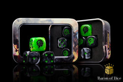 Warmachine: Cryx Necrofactorium Official Dice Set (ONLINE ORDER ONLY)