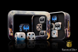 Warmachine: Cygnar Gravediggers Official Dice Set (ONLINE ORDER ONLY)