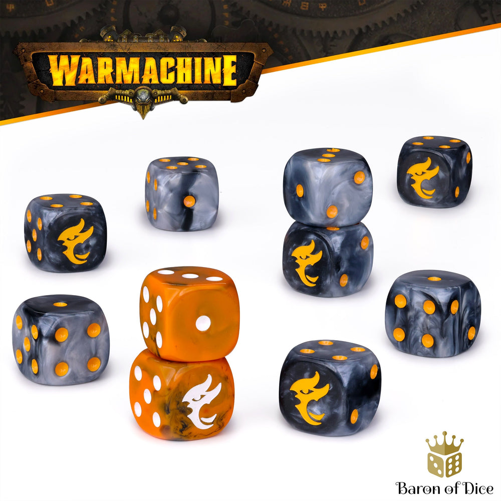 Warmachine: Dusk Ghosts of Ios Official Dice Set (ONLINE ORDER ONLY)