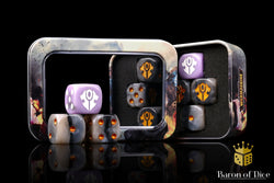 Warmachine: Dusk House Kallyss Official Dice Set (ONLINE ORDER ONLY)