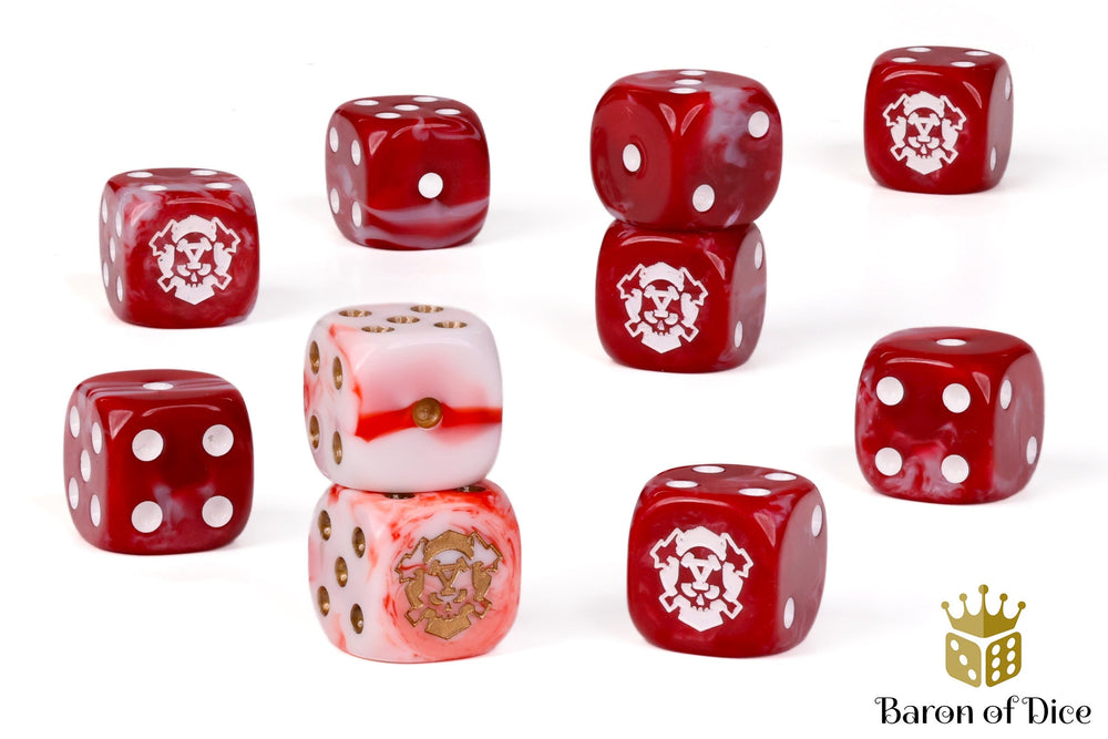 Warmachine: Khador, Annihilators Official Dice Set (ONLINE ORDER ONLY)