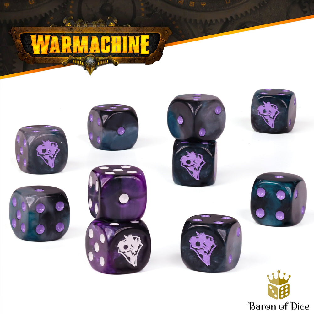 Warmachine: Khymaera Shadowflame Shard Official Dice Set (ONLINE ORDER ONLY)