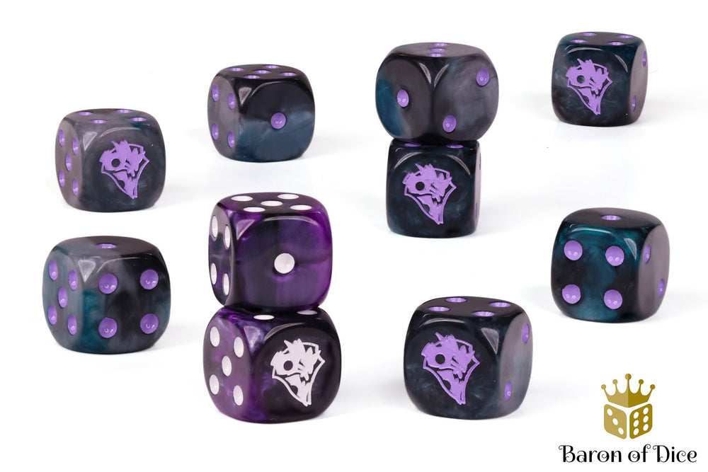 Warmachine: Khymaera Shadowflame Shard Official Dice Set (ONLINE ORDER ONLY)