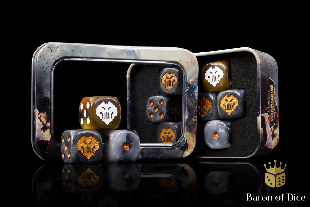 Warmachine: Orgoth, Sea Raiders Official Dice Set (ONLINE ORDER ONLY)