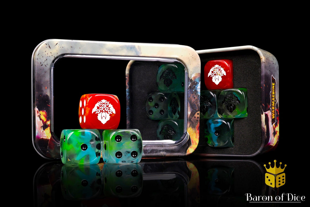 Warmachine: Orgoth, Cursebound Official Dice Set (ONLINE ORDER ONLY)