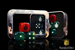 Warmachine: Southern Kriels, Fire Tongue Warriors Official Dice Set (ONLINE ORDER ONLY)