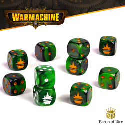 Warmachine: Crucible Guard Official Dice Set (ONLINE ORDER ONLY)
