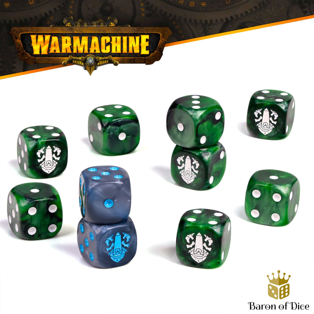 Warmachine: Southern Kriels, Kithguard Official Dice Set (ONLINE ORDER ONLY)