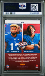 Graded 2024 Panini Zenith Malik Nabers/Odell Beckham Jr #8 Idols Rookie RC Football Card PSA 10 Gem Mint (ONLINE ORDER ONLY)
