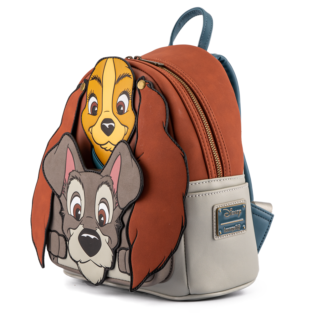 Loungefly: Disney Lady and the Tramp Cosplay Mini Backpack (ONLINE ORDER ONLY)