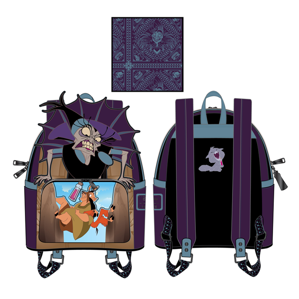Loungefly: Disney Emperor's New Groove Villains Scene Yzma Mini Backpack (ONLINE ORDER ONLY)
