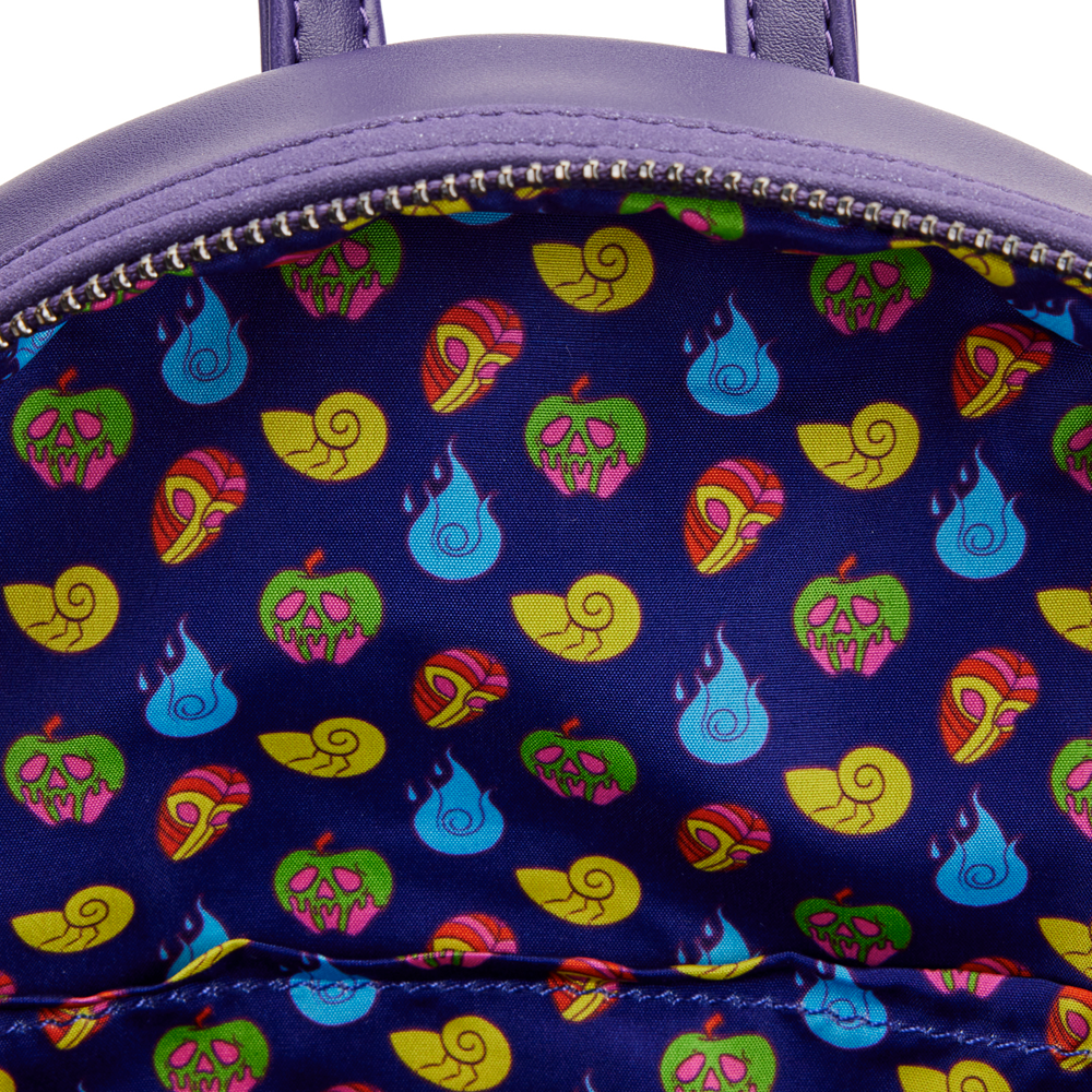 Loungefly: Disney Villains Triple Pocket Glow In The Dark Mini Backpack (ONLINE ORDER ONLY)