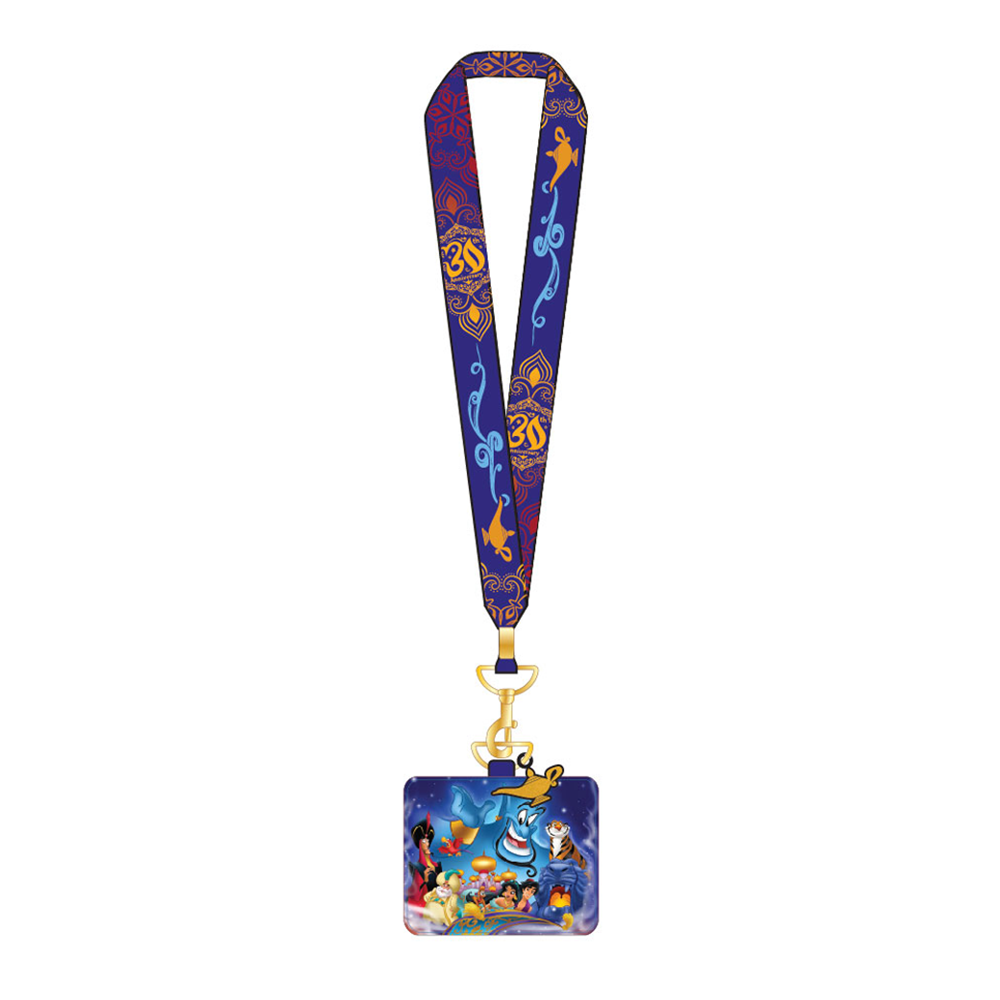 Loungefly: Disney - Aladdin 30th Anniversary Lanyard with Cardholder (ONLINE ORDER ONLY)