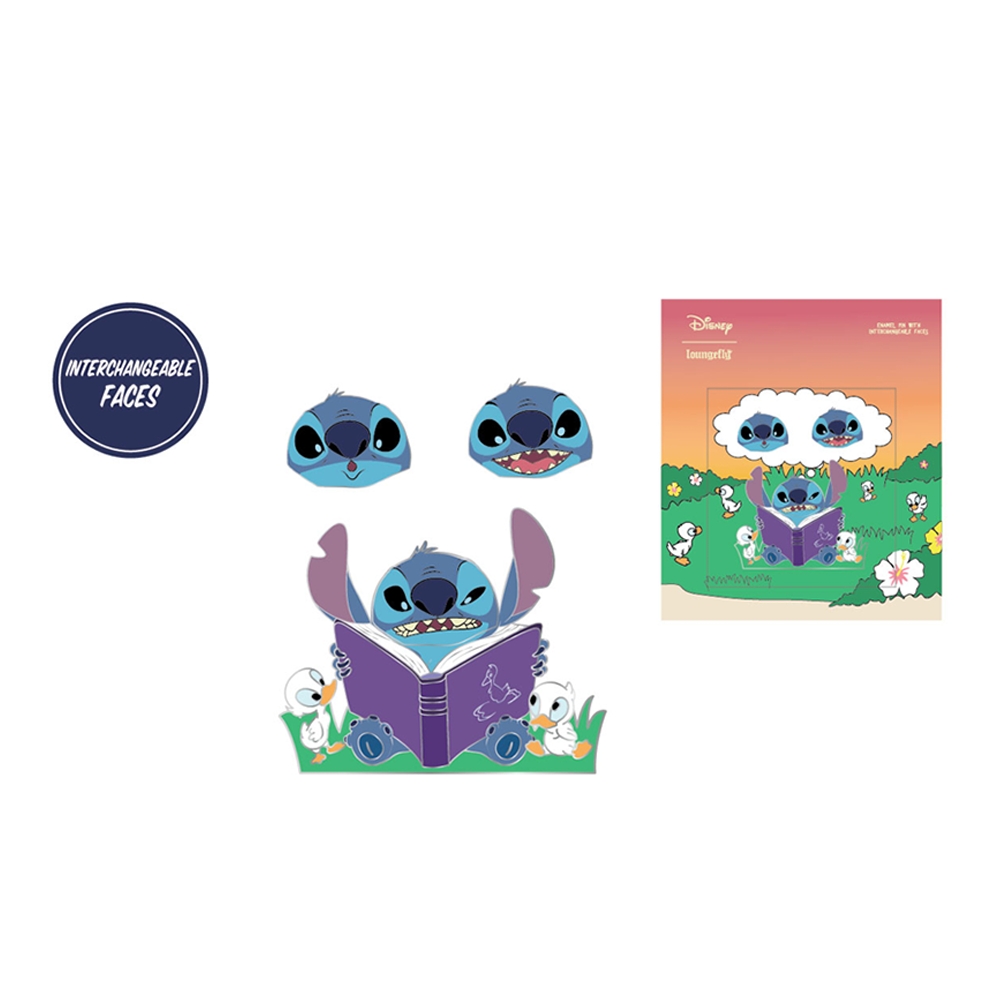 Loungefly: Lilo and Stitch - Stitch Mixed Emotions Pin Set of 4 (ONLINE ORDER ONLY)