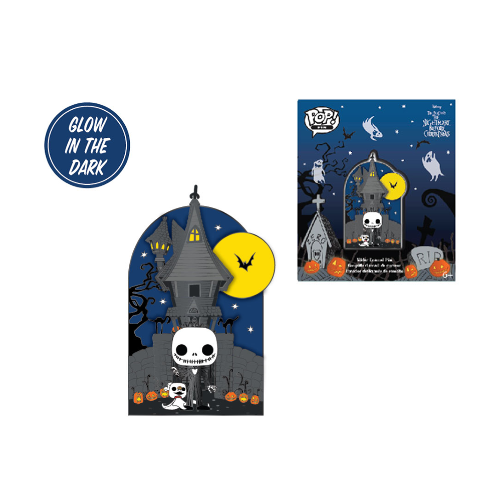 Loungefly: Disney: Nightmare Before Christmas - Jack Skellington House 3 Inch Collector Box Pin (ONLINE ORDER ONLY)