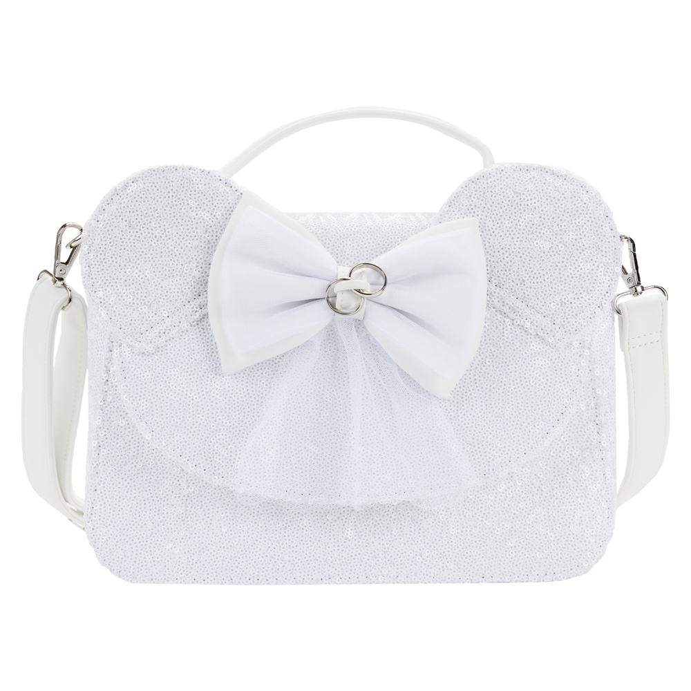 Loungefly: Disney - Minnie Sequin Wedding Cross Body Bag (ONLINE ORDER ONLY)