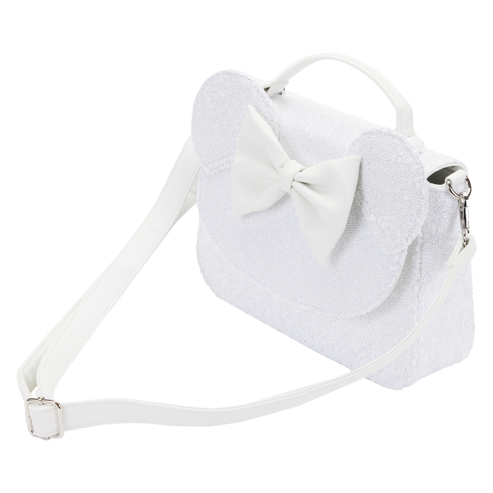 Loungefly: Disney - Minnie Sequin Wedding Cross Body Bag (ONLINE ORDER ONLY)