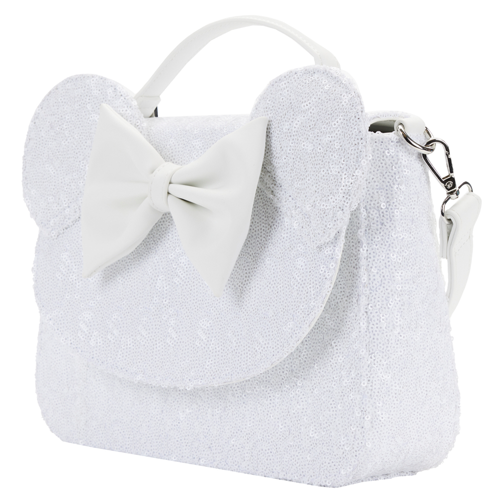 Loungefly: Disney - Minnie Sequin Wedding Cross Body Bag (ONLINE ORDER ONLY)