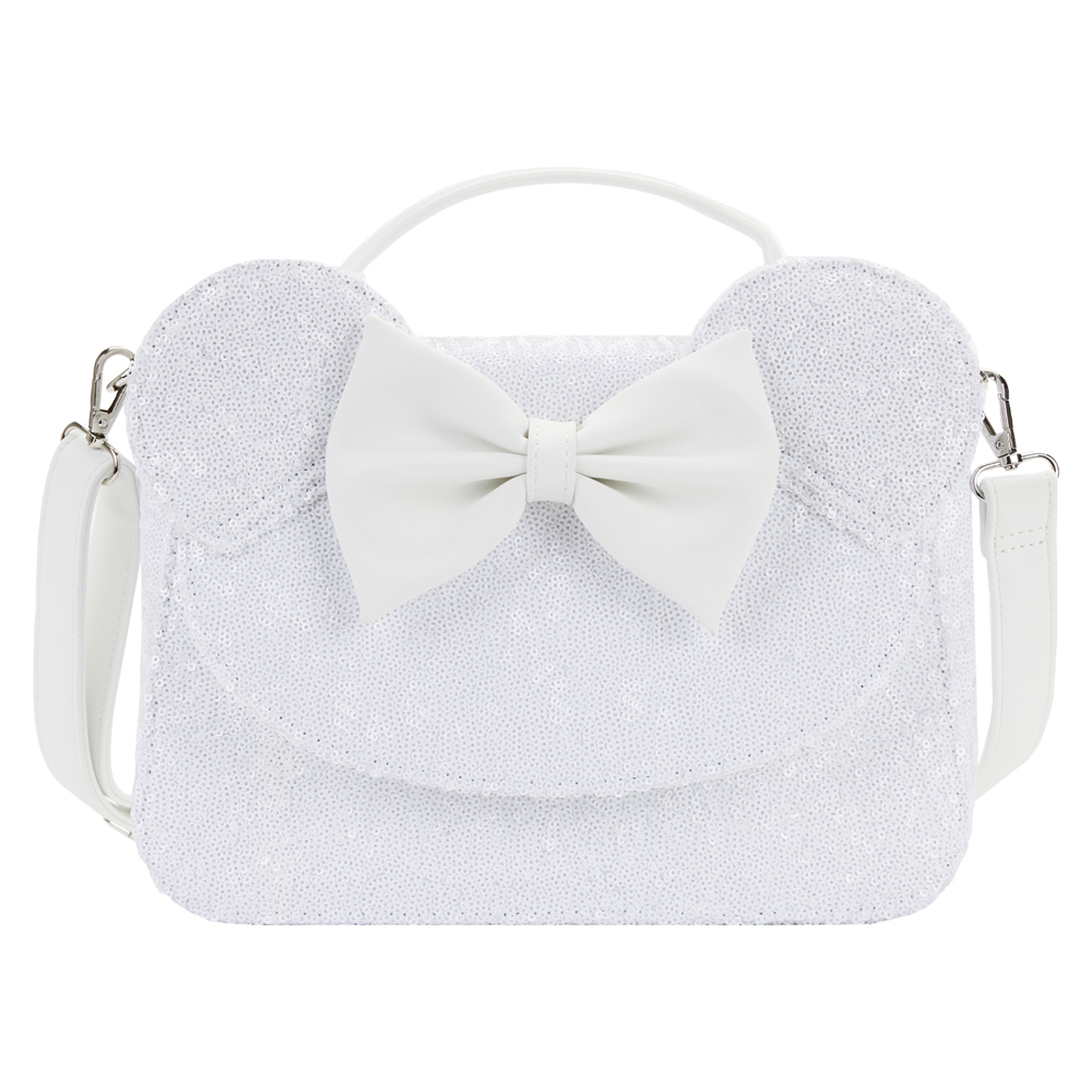 Loungefly: Disney - Minnie Sequin Wedding Cross Body Bag (ONLINE ORDER ONLY)