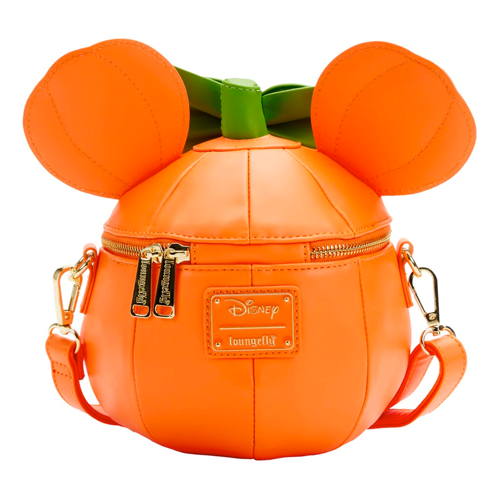 Loungefly: Disney - Glow Face Pumpkin Minnie Figural Cross Body Bag (ONLINE ORDER ONLY)