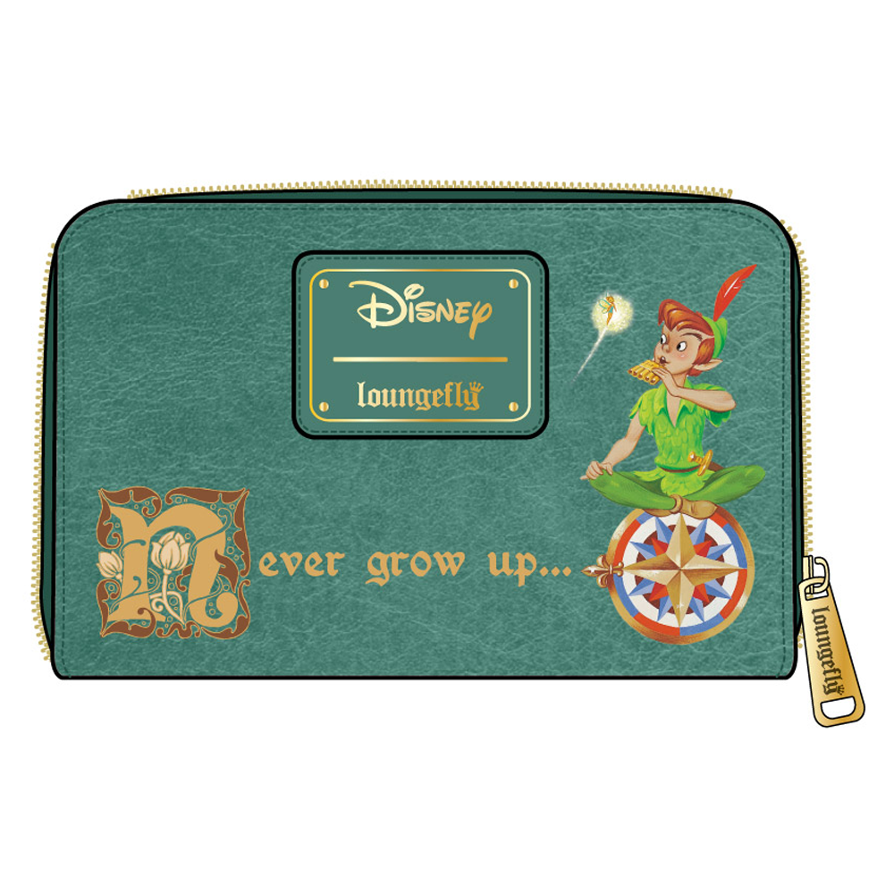 Loungefly: Disney - Peter Pan Book Series Zip Around Wallet (ONLINE ORDER ONLY)