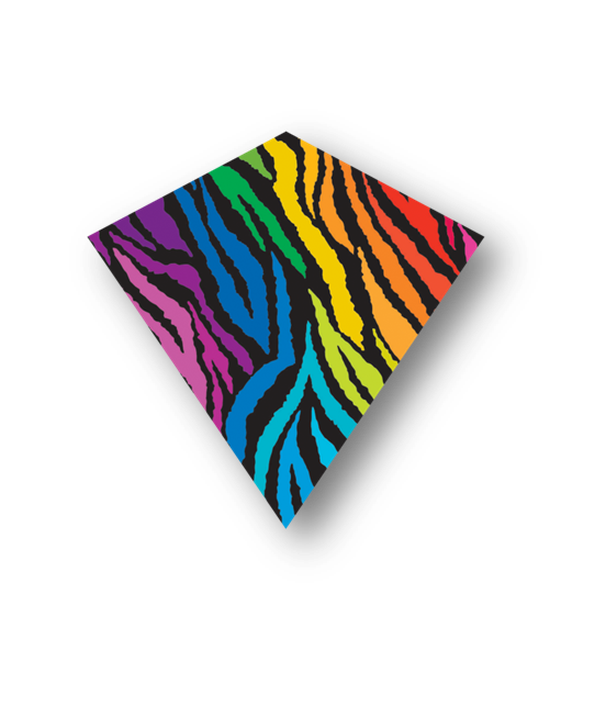 30" Nylon Wind Diamond Stripes (ONLINE ORDER ONLY)