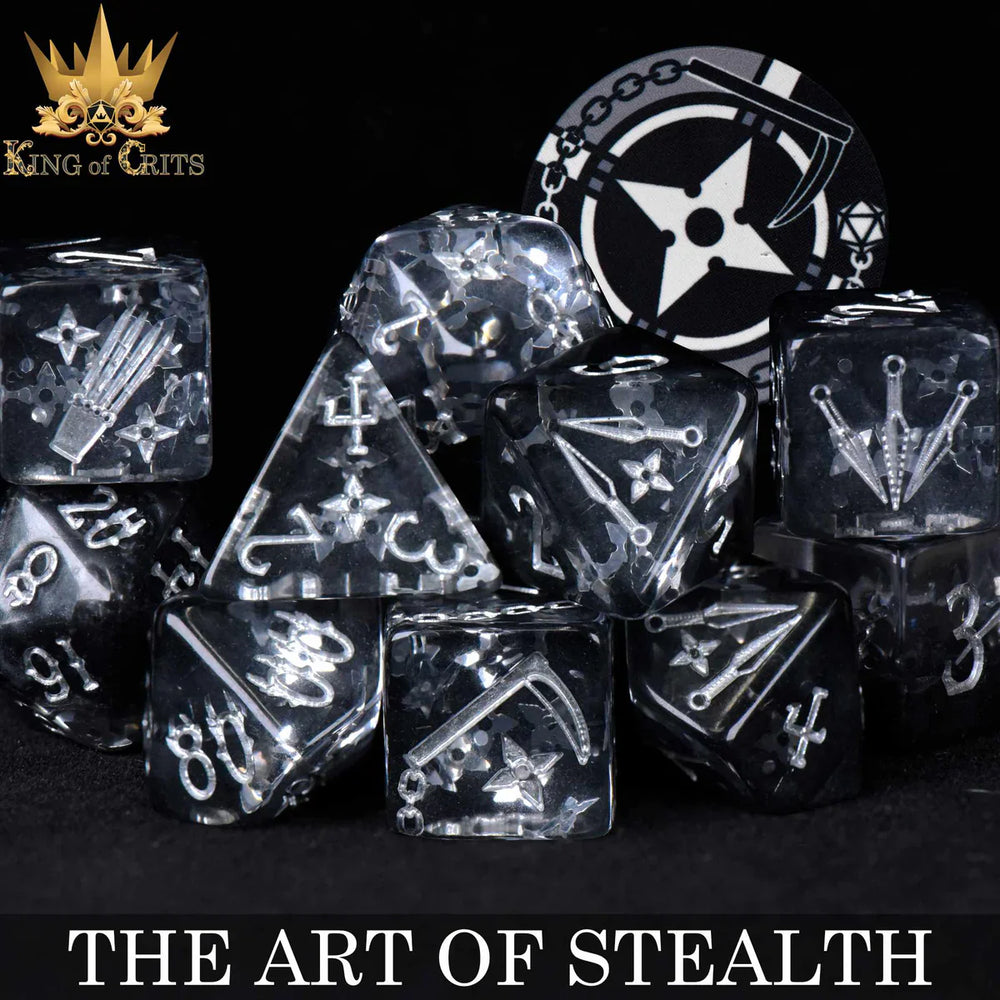 The Art of Stealth - 11 Dice Set (Online Order Only)
