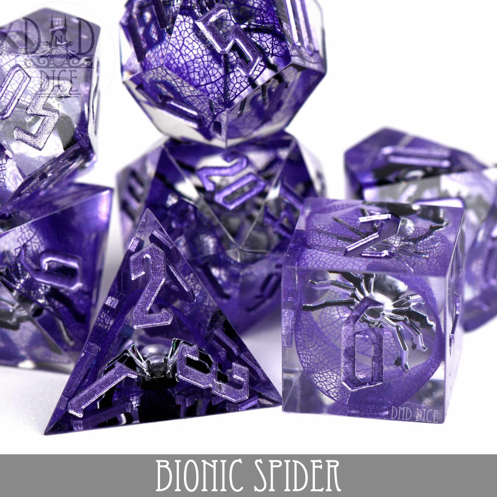 Bionic Spider Handmade Dice Set (Online Order Only)