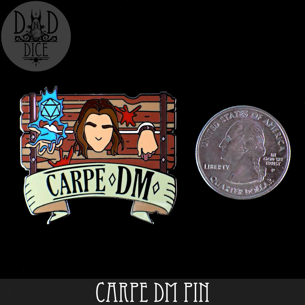 Carpe DM Enamel Pin (Online Order Only)