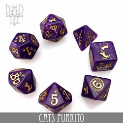 Cats: Purrito Dice Set (Online Order Only)