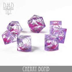 Cherry Bomb Liquid Core Dice Set (Online Order Only)