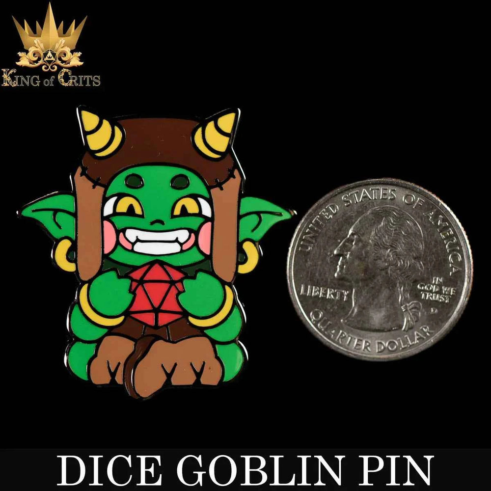 Dice Goblin (Enamel Pin)