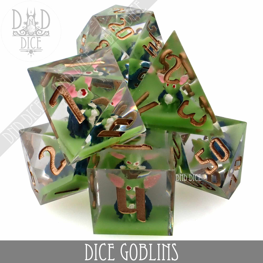 Tiny Goblins Handmade Dice Set (Online Order Only)