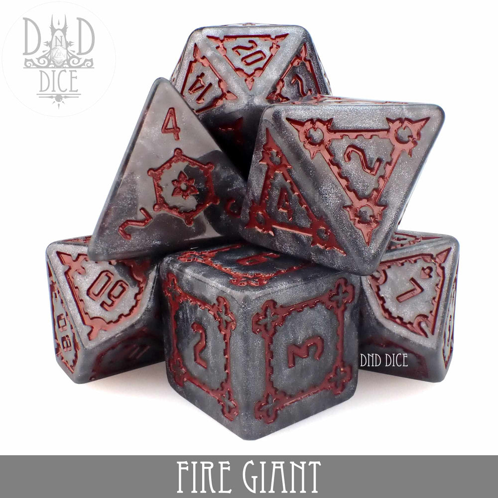 Fire Giant Dice Set (Oversize) (Online Order Only)