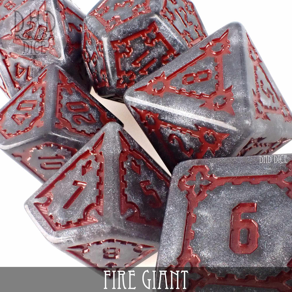 Fire Giant Dice Set (Oversize) (Online Order Only)