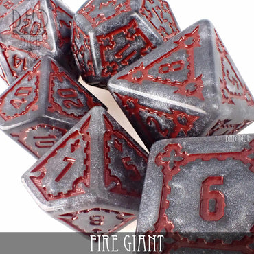 Fire Giant Dice Set (Oversize) (Online Order Only)