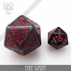 Fire Giant Dice Set (Oversize) (Online Order Only)