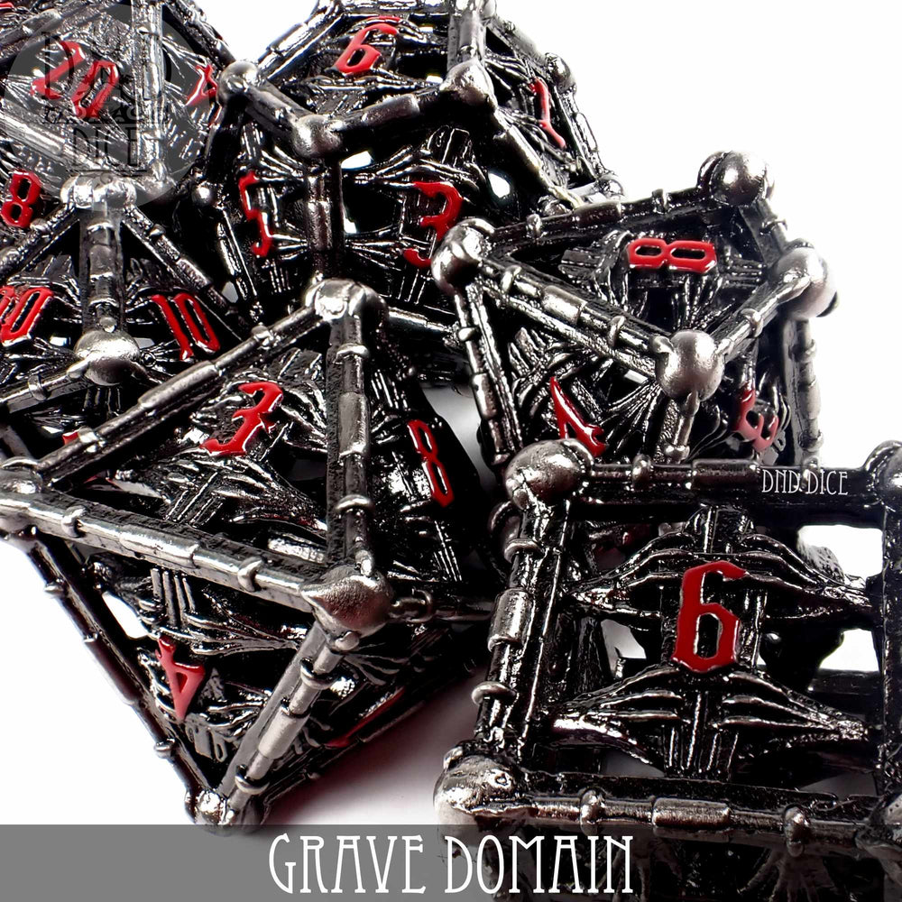 Grave Domain Metal Dice Set (Gift Box) (Online Order Only)