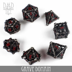 Grave Domain Metal Dice Set (Gift Box) (Online Order Only)